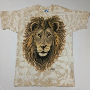 L 1994 Africa Lion Double Sided T-Shirt Liquid Blue 90s - Bild 1 von 7