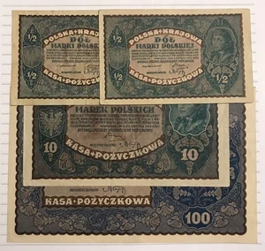 Lote de 4 billetes de Polonia - Imagen 1 de 5
