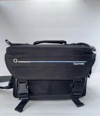 Quantaray Black Canvas Camera Camcorder Carry Shoulder Bag Large 12 X 9 X 5 - Image 1 of 4