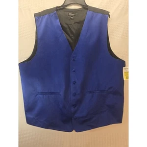 Steven Land Satin Tuxedo Vest, Formal, Dress, Wedding, Prom, Men's Size 3XL - Picture 1 of 9