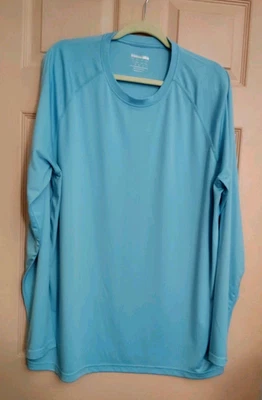 Blusa manga larga azul 2XL 💯% poliéster sin marca Foto 1 de 4