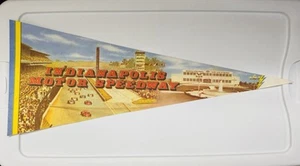 Vintage 1970s Indianapolis Motor Speedway Souvenir Pennant - Picture 1 of 9