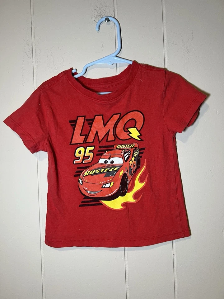 Camisa Cars Pixar Niños 2T LMO Rusteze McQueen Foto 1 de 4