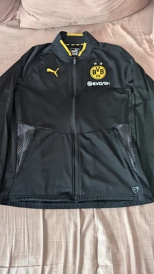 BVB Borussia Dortmund Trainingsjacke Gr L Puma sehr guter Zustand - Bild 1 von 4