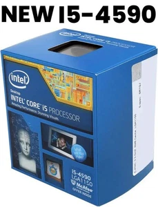 NUEVO Procesador Intel Core i5-4590 cuatro núcleos 3,3 GHz 1150 BX80646I54590 con enfriador - Imagen 1 de 5