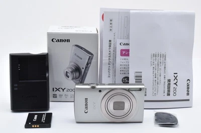 [BOX] Canon IXY 200 / PowerShot ELPH 185 / IXUS 185 Silver Digital Camera... - Immagine 1 di 4