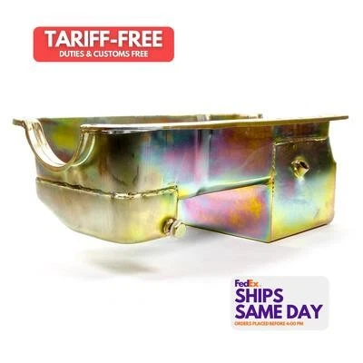 Proform 68053, One Fits Ford 351W Oil Pan 7Qt Cadmium Steel Performance Parts - Image 1 of 4