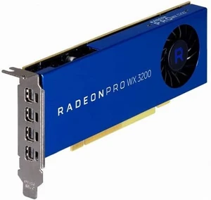 AMD Radeon PRO WX 3200 Grafikkarte 4GB GDDR5 PCIe3.0 128Bit - Afbeelding 1 van 3