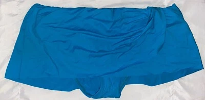 La Blanca Crossover Shirred Ruched Skirted Swimsuit Bottom 8 MRE Blue (B7) - Image 1 of 2
