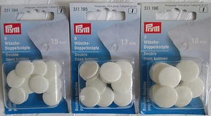 Wäsche - Doppelknöpfe, Wäscheknöpfe, für Bettwäsche, 15mm, 17mm, 18mm - Bild 1 von 4