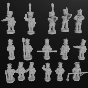 24x 15mm/1:100th French Line Artillery Crew (Turner Miniatures) - Bild 1 von 1