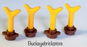 NEW Lego Stems TWIGS Bright Light Orange, Brown Flower Petals Brand NEW PLANTS - Picture 1 of 1