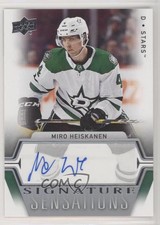 2019-20 Upper Deck Signature Sensations Miro Heiskanen #SS-MH Auto
