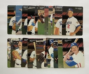 1990 Mother's Cookies LA Dodgers MLB Baseball Card Complete Set 100 Anniversary