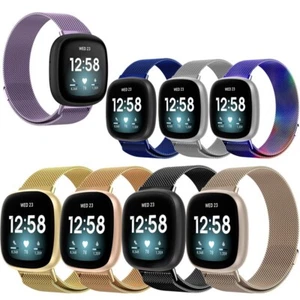 Correa de reloj de pulsera para Fibit Versa 2/3/4 sentido 1/2 correa metal correa milanesa - Imagen 1 de 26