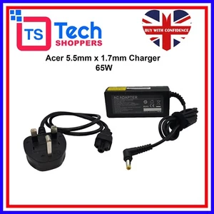 Acer Aspire 725 65W Replacement AC Adapter 5.5mm x 1.7mm 65W - Picture 1 of 3