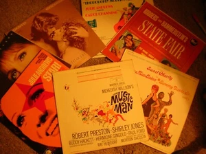 Lot 7 classic musical soundtrack LPs Star Sweet Charity State Fair Music Man EXC - Picture 1 of 1