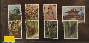 C1503 - 10, 1st World Heritage Series, Set of All 8 Stamps MNH Japan - Picture 1 of 6