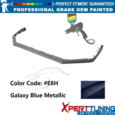 Fits 15-17 Subaru WRX & STI V-Limited Front Lip ABS #E8H Galaxy Blue Metallic Foto 1 de 4