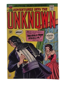 Adventures into the Unknown 169 Nemesis battles Hitler!, ACG 1966 5.0-6.0 Comic - Picture 1 of 24