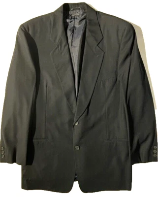 Jaqueta blazer masculina de lã vintage anos 90 GIORGIO ARMANI Borgonuovo 21 etiqueta preta tamanho 42 - Imagem 1 de 4