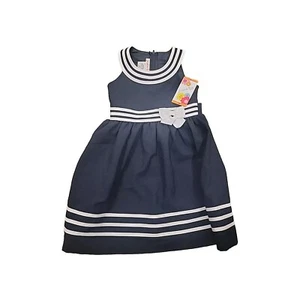 Jessica Ann Girls Dress Navy Size *4* - Picture 1 of 1