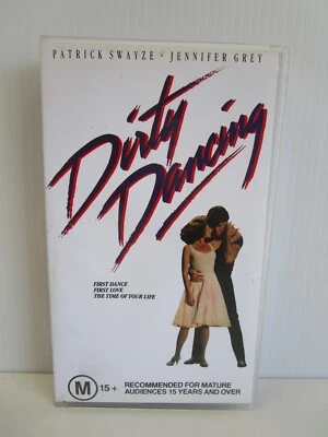 Dirty Dancing, Patrick Swayze, VHS Tape, Vintage Video, Movie M, 1987 - Image 1 of 4