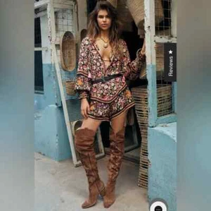 Spell Impala Lily Romper Night Blossom, Size XXS EUC - Picture 1 of 12
