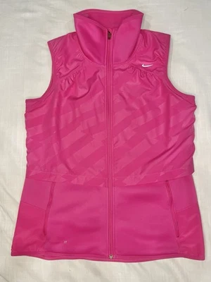 Nike Thermafit Chaleco para Correr Mujer Grande Rosa Caliente, Ligero, Control de Humedad Foto 1 de 4