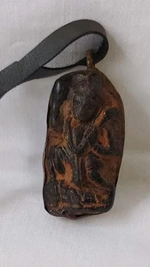 Antike Tibetanische  Amulett Heil Gesundheits-Stein Buddha Handmade  - Bild 1 von 8