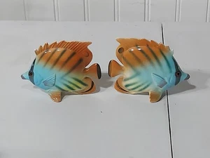 Vintage Rare Japan Fish Salt & Pepper Shakers with Corks  - Picture 1 of 9