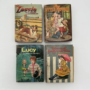 1950s & 1960s Classic Books: Lassie, 5 Little Peppers, Lucy, Sunnybrook Farm - Imagen 1 de 3