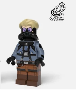 Lego Star Wars LC Light Customs "The Starknight" Luke Starkiller Custom Minifig - Picture 1 of 3