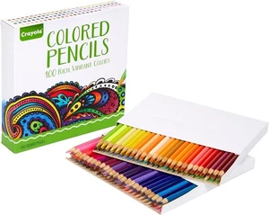 Crayola Adult Colored Pencil Set (100ct), Premium Coloring Pencils - Picture 1 of 4