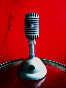 Vintage 1956 Shure 55S dynamic cardioid microphone w S-36 stand Elvis prop - Picture 1 of 17