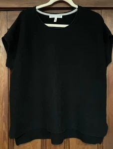Victoria's Secret gerippter Medium kastiger Pullover Sweater Dolman Flügelärmel Yoga Ripp - Bild 1 von 20