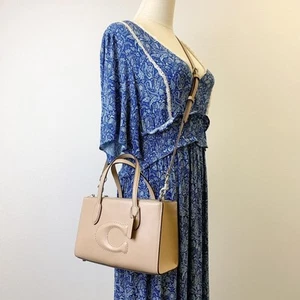 Coach CR097 Nina Small Tote Bag IN Taupe - Picture 1 of 8