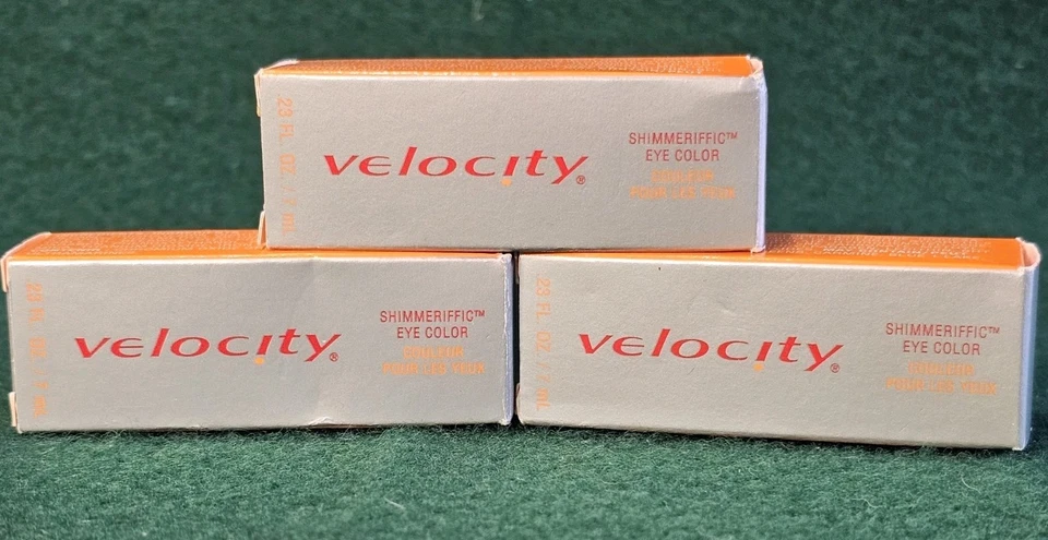 Lot of 3 - Mary Kay Velocity Shimeriffic Eye Color .23 Blue 001400 & Gold 000100 - Image 1 of 4