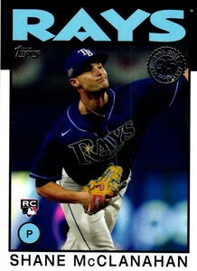 2021 Topps #86B-5 Shane McClanahan 1986 Topps Baseball 35th Anniversary - Picture 1 of 2