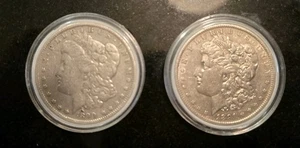 Lote de Dólares de Plata Morgan 1890 Y 1891 -O $1 - Imagen 1 de 12