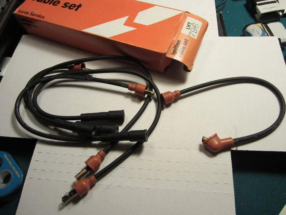 Juego de cables de encendido Fiat Strada 1979 1980 1981 1982 Lucas Foto 1 de 1