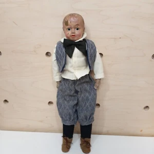 Vintage Leather Body Doll **DAMAGED READ DESCRIPTION!!! - Picture 1 of 11