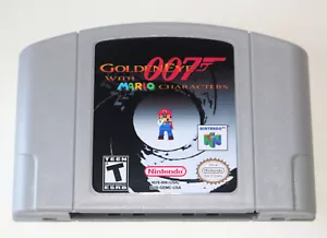 007 Goldeneye with Mario Characters V3.17 English Game For N64 NTSC-U/C US CA - Picture 1 of 3