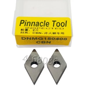 2 Stück DNMG150408 CBN Bornitrid Einsatz Hartmetalleinsatz für Stahl, Gusseisen - Bild 1 von 6