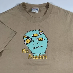 VTG Gibby Haynes & His Problem T-Shirt Mens Medium Butthole Surfers Y2k - Picture 1 of 8