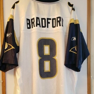 Sam Bradford RAMS NFL AUTHENTIC REEBOK VINTAGE JERSEY ADULT LARGE - Picture 1 of 4