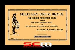 MILITARY DRUM BEATS for SCHOOL and DRUM CORPS BOOK by GEORGE LAWRENCE STONE - Picture 1 of 1