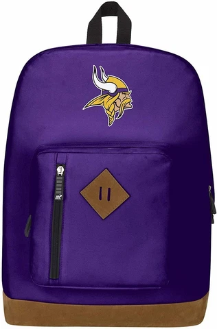 NWT NFL Minnesota Vikings Playbook Design Travel School Backpack Cover