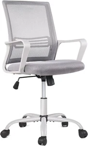 Office Chair Desk Chair Home Office Computer Chair with Wheels Mesh with Armrest - Afbeelding 1 van 7