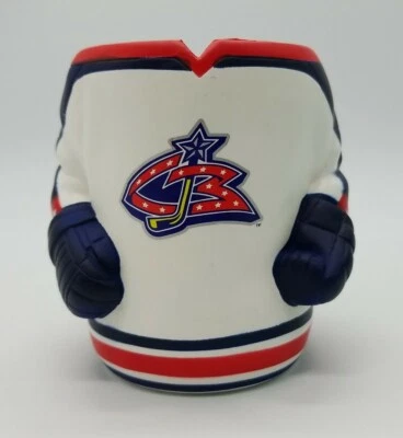 Sport FX Columbus Blue Jackets NHL Jersey Shaped Neoprene Can Koozie Cooler New! - Image 1 of 4